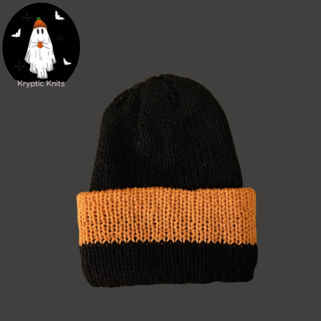 Striped Adult/Teen beanie *NO PATCH*
